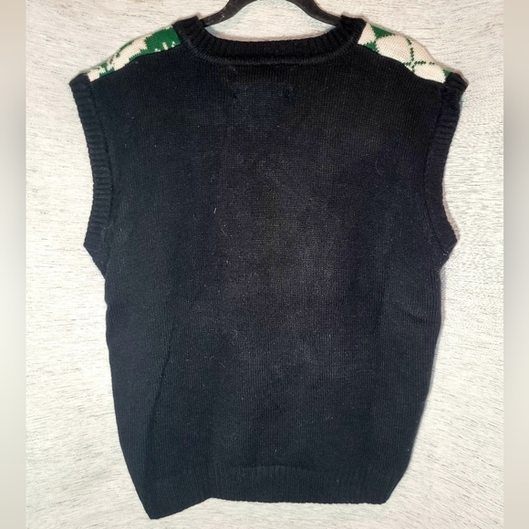 Vintage XL Ugly Sweater Knit Vest Fun Patterns - Picture 4 of 5